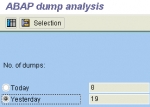 ABAP Dumps T-Code ST22