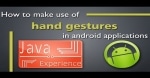 Android Gestures: Using Touch Gestures