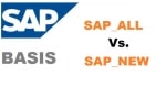 Difference between SAP_ALL and SAP_NEW
