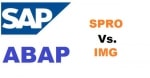 Difference between IMG and SPRO