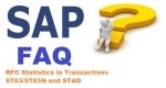 RFC Statistics in Transactions ST03/ST03N and STAD Related Interview Questions
