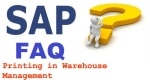 Printing in Warehouse Management Interview Questions and Answer