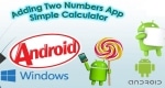 Android Application for Adding Two Numbers (Simple Calculator)