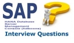 SAP HANA Database Server Management Console (hdbcons) Interview Question and answer