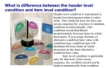 SD Header Conditions/ Header Condition Screen Interview Q&A
