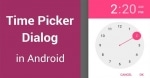 TimePicker Dialog in Android