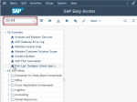 New Layout in SAP