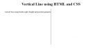 How to Create Vertical Line in HTML