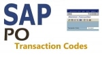 PO (Purchase Order) Transaction Code