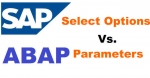 Difference between Select Options and Parameters