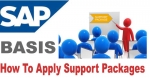 Steps to Apply SAP Support Package